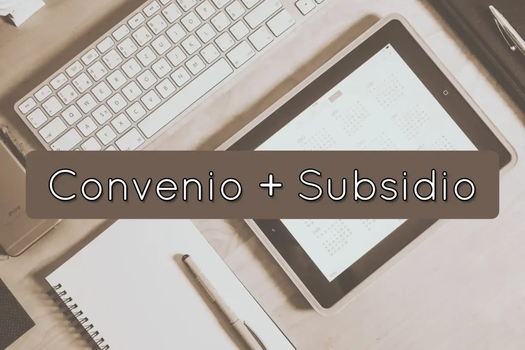 Convenio especial subsidio mayores 52