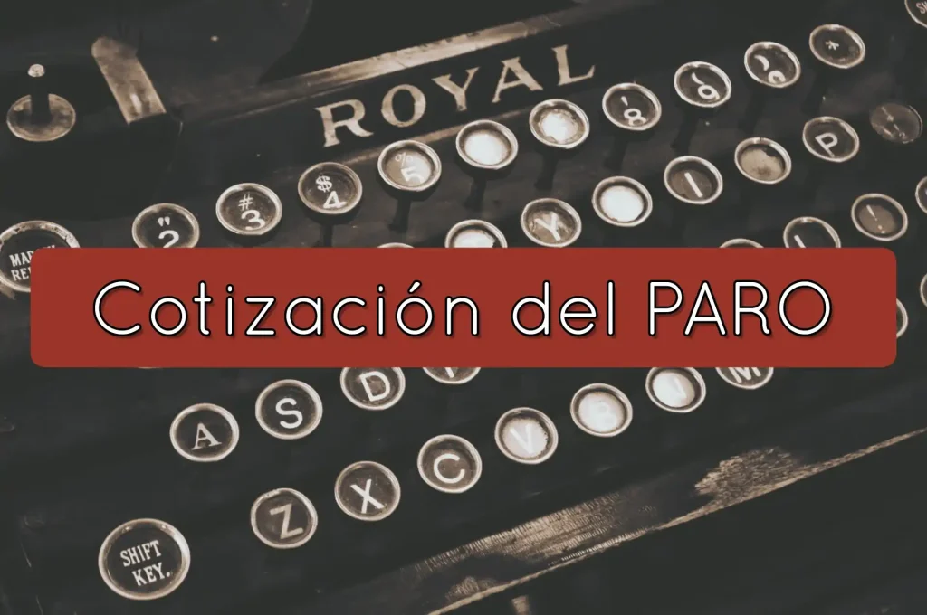 Cotización paro cotiza prestación desempleo
