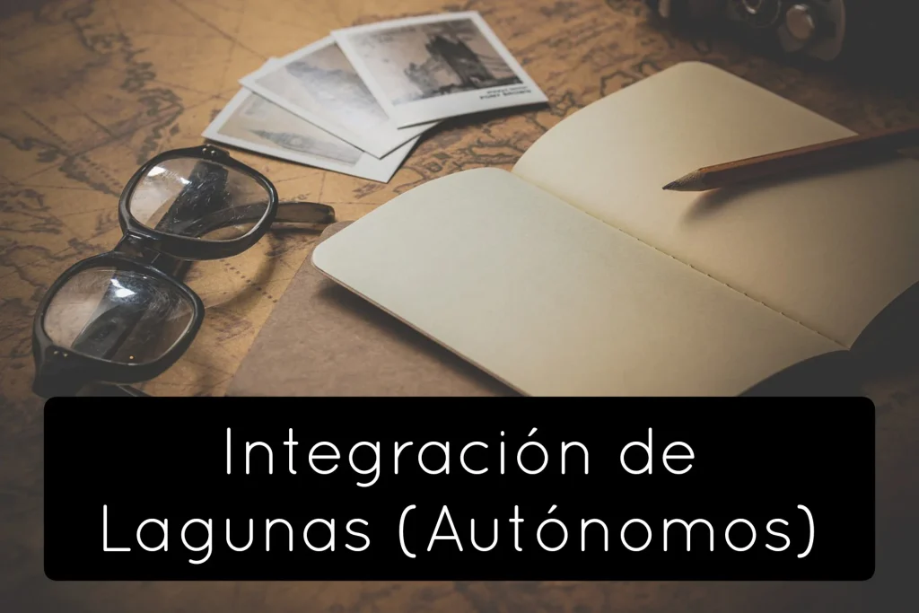 Integración lagunas autónomos