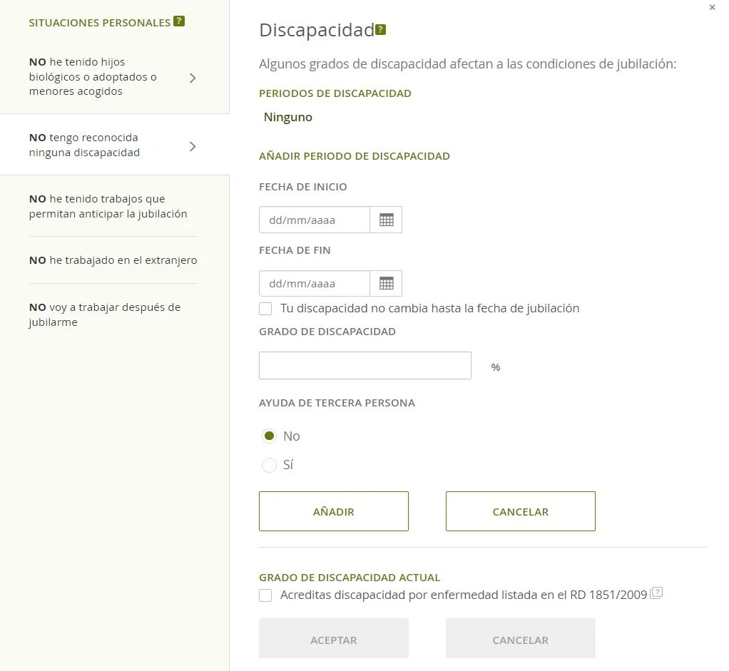 manual simulador jubilación discapacidad